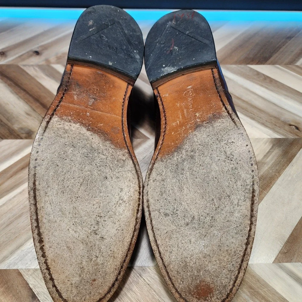 Allen Edmonds Park Avenue Cap-toe Oxford Dark Brown Dress Shoe Sz 10.5 D 5845
